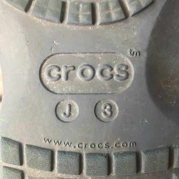 Kids Crocs—Size J3, Navy Blue - Picture 7 of 9